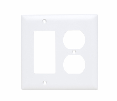 Pass & Seymour TP826W Wallplate Combination 2 Gangs 4.7 in