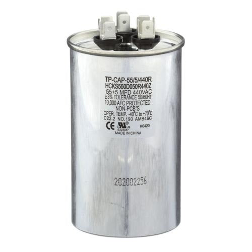 TRADEPRO TRADEPRO TP-CAP-55/5/440R 55+5 MFD 440 Volt Round Run Capacitor