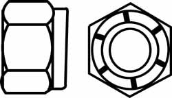 VALUE COLLECTION Value Collection NL5XX02000-010BX Hex Lock Nut M20x2.5