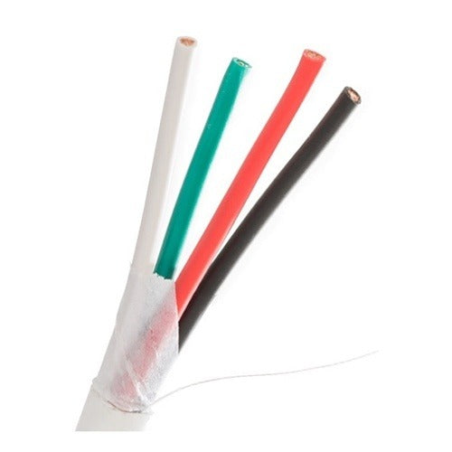 WIREPATH Wirepath SP-124-DB-500-WH 12AWG 4-conductor Speaker Wire