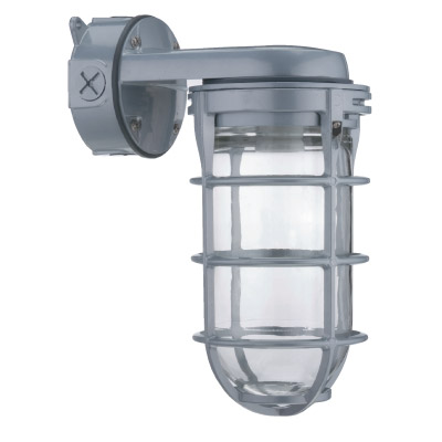 Lithonia Lighting VW150IM12 Vapor Tight Utility Light Fixture, 150 Watts, 120 VAC, Wall Mount