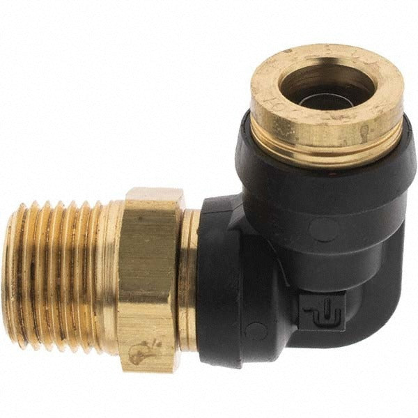 PARKER Parker PF-00058 90 Swivel Male Elbow 3/8 in Od Brass Fitting