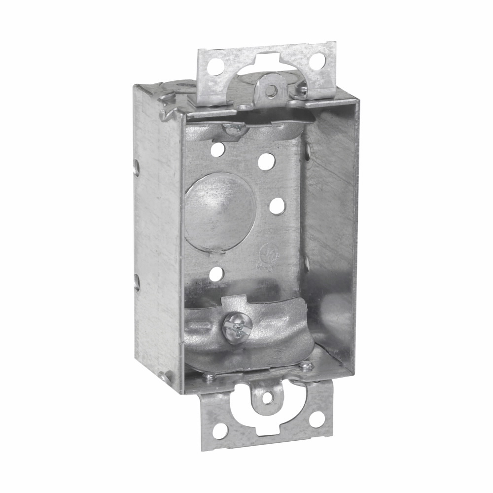 Crouse-Hinds TP100 Non-Gangable Switch Box 3 x 2 x 1-1/2 Inch Steel