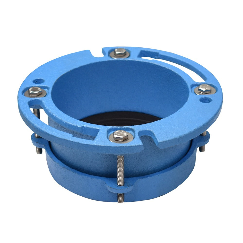BRAXTON HARRIS COMPANY Braxton Harris Company CF4-3CQS 4 inches x 3 inches Cast Iron Quick Set Closet Flange (4 inches Pipe, 3 inches Depth)