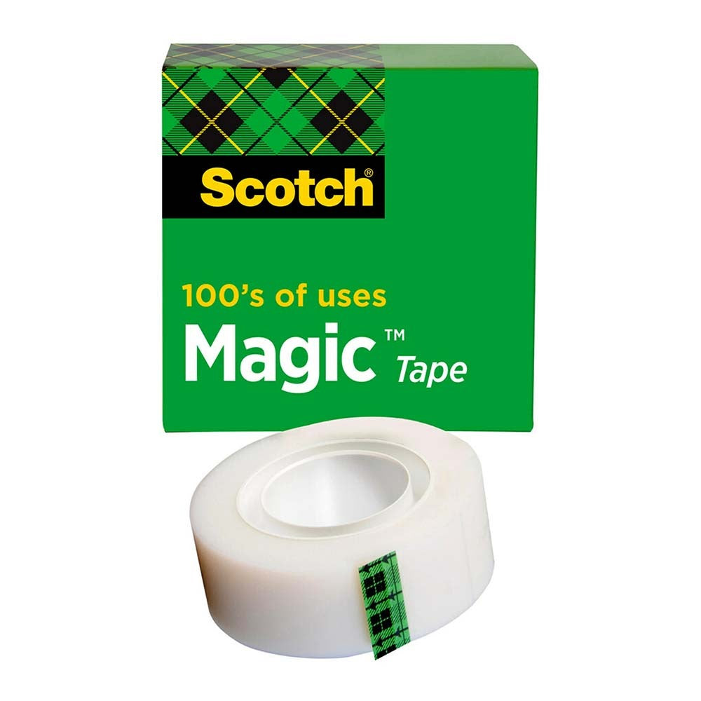 3M Scotch 7000144782 Packing Tape 3/4 in Clear Acrylic