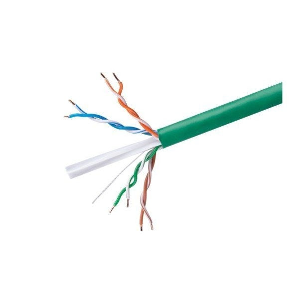 WAVENET Wavenet 6e04urgn4n Cat 6e Ethernet Cable 1000 Ft Cmr Green