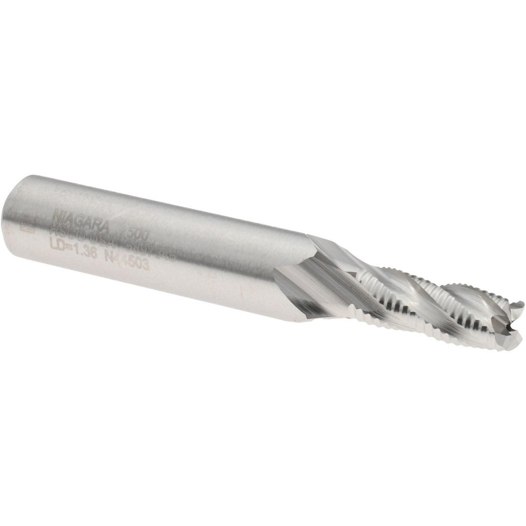 SECO TOOLS Seco 17010359 Roughing End Mill 1/4 in 4 Flute Cobalt