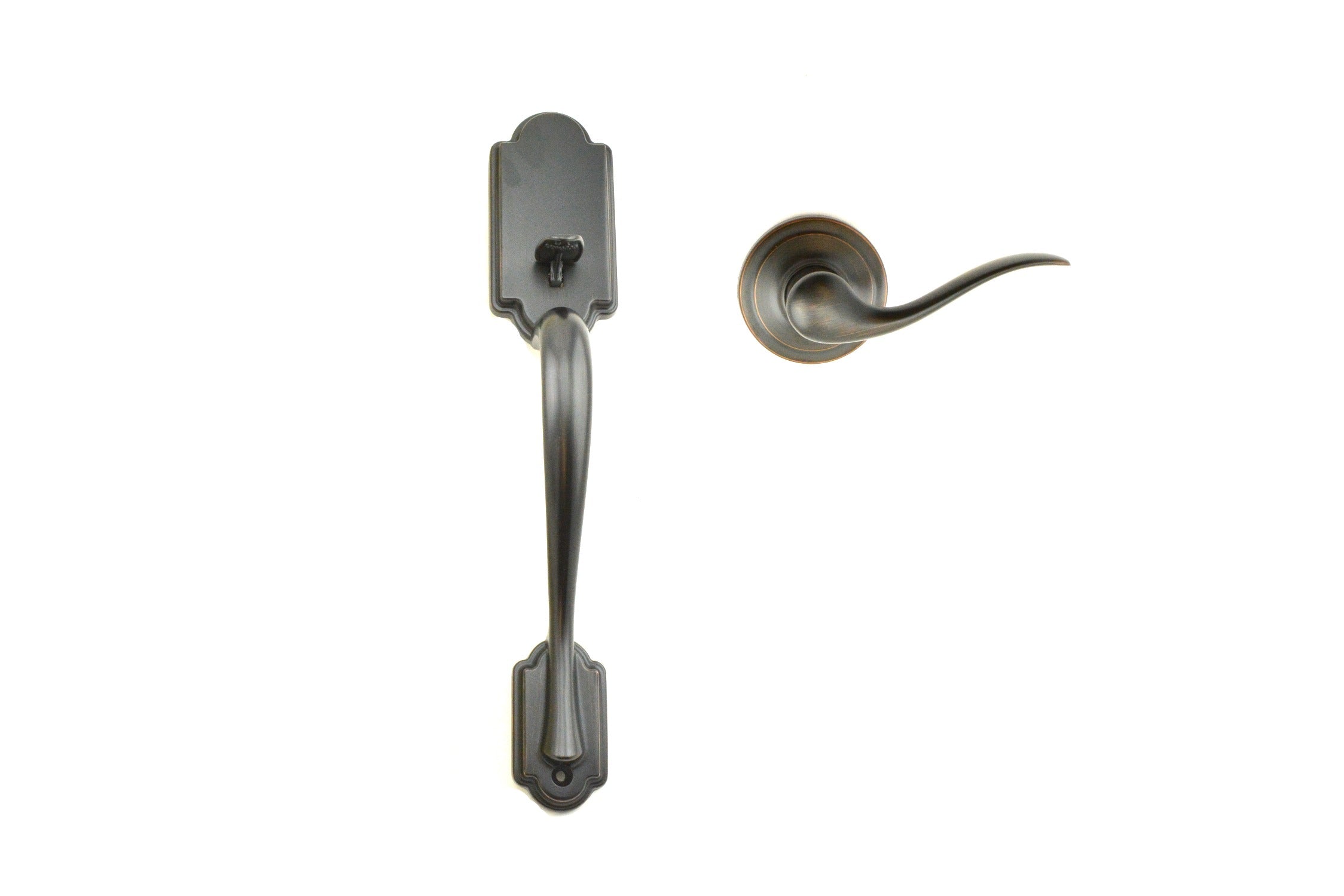 KWIKSET Kwikset 815ANTNLLH-11P Passage Handleset Venetian Bronze