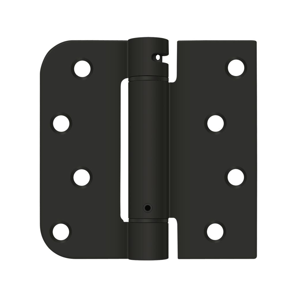 DELTANA Deltana DSH4SR51B-LH Left Hand Spring Hinge 4x4 Paint Black