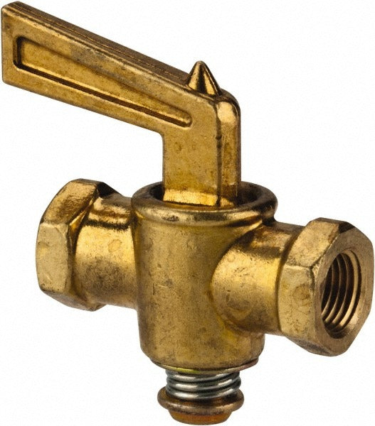 EATON Eaton 6804 Brass Drain Cock Shutoff Valve 1/8 in