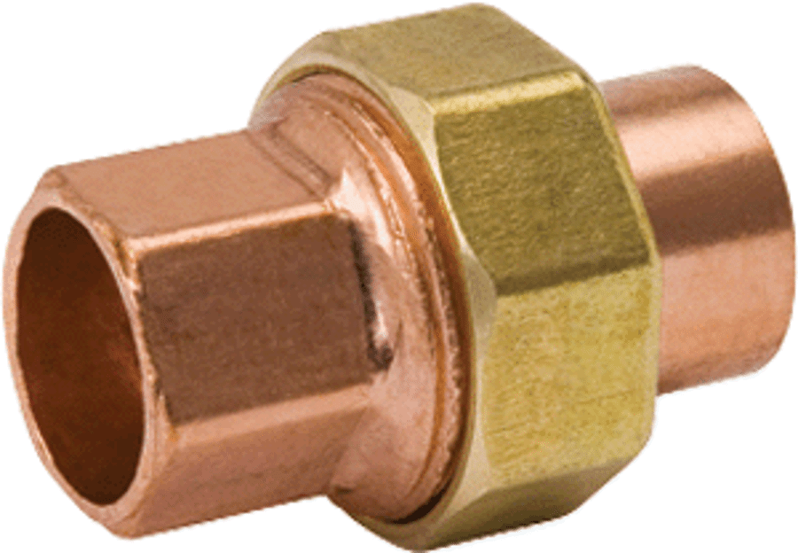 Mueller W08002 Copper Union, 1/2 OD (C x C) WC-407