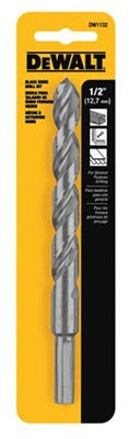 DEWALT Dewalt Accessories DW1132 Black Oxide Drill Bit 1/2 in 2pk