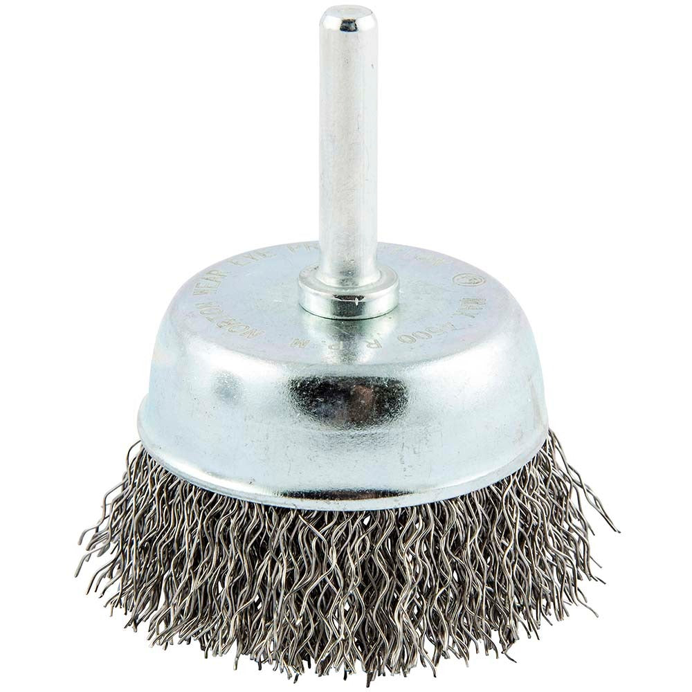 NORTON Norton 66252838860 Cup Brush 2.25in Carbon Steel Crimped