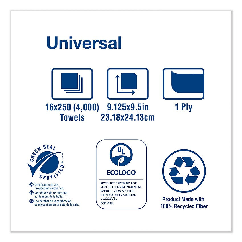 TORK Tork TRKMK520A Multifold Paper Towels 4000 Towels (16 Pack) MK520A