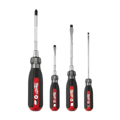 Milwaukee 48-22-2884 Cushion Grip Screwdriver Set 4 Pieces