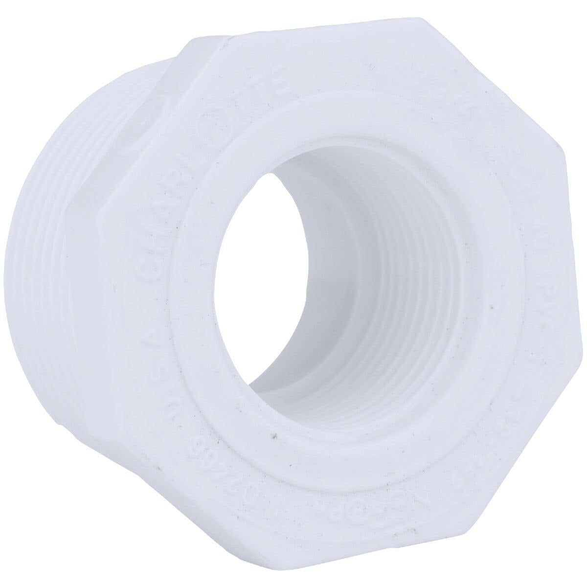 CHARLOTTE PIPE Charlotte Pipe PVC 02112 2400HA 1-1/4 In. MPT x 3/4 In. FPT Schedule 40 PVC Bushing