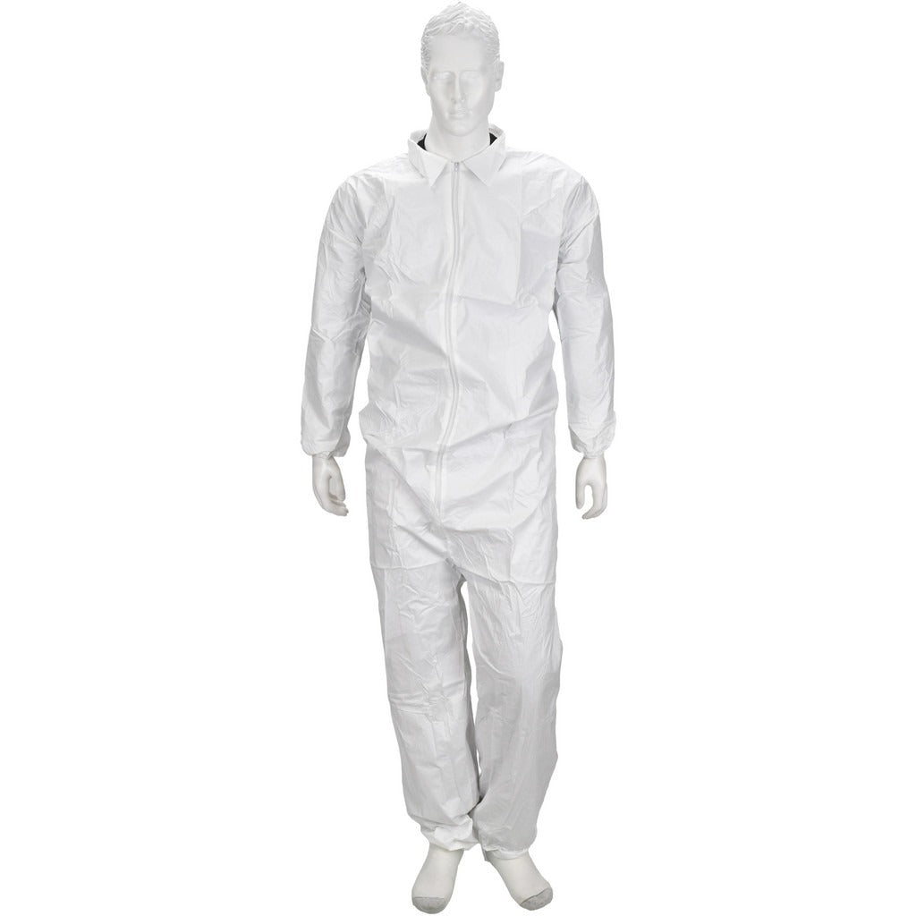 PRO-SAFE Pro-safe KM-CVL-KG-E-3XL Coverall White 3XL 25 Pack