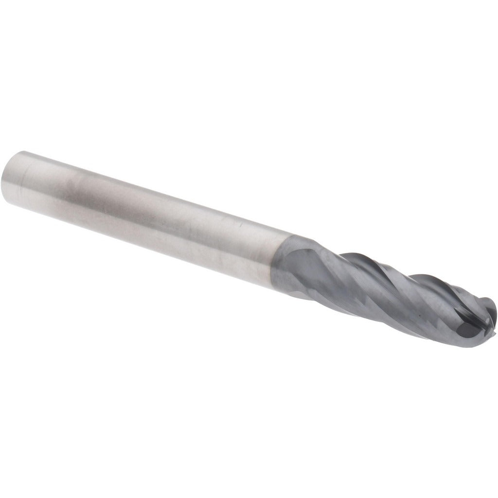 HERTEL Hertel EM250016 Ball End Mill 0.25 in 4 Flute Carbide