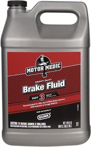 NU-CALGON Motor Medic M4334 Dot 3 Brake Fluid 1 Gallon