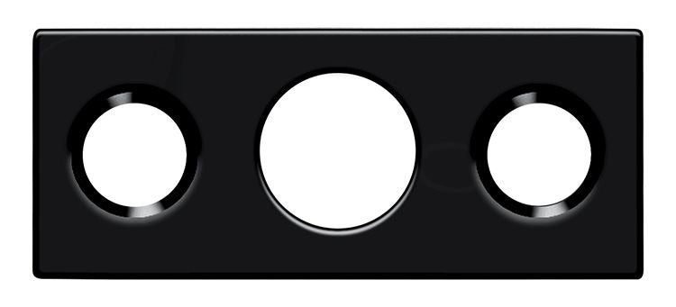 DELTANA Deltana SP7FBR19 Strike Plate Flush Bolt Black