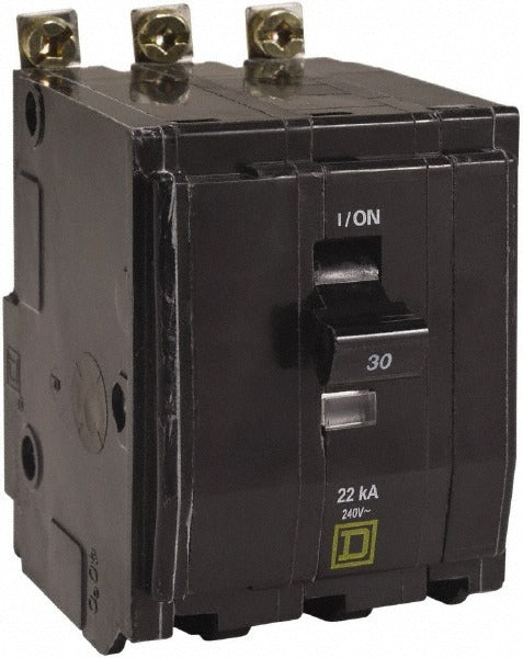 SCHNEIDER ELECTRIC Square D QOB330VH 3-pole Bolt-on Circuit Breaker 30A