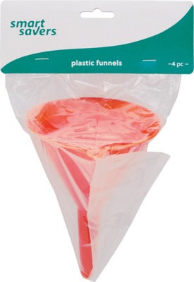 BSC PREFERRED Bsc Preferred GA037 Plastic Funnel Set 4 Piece