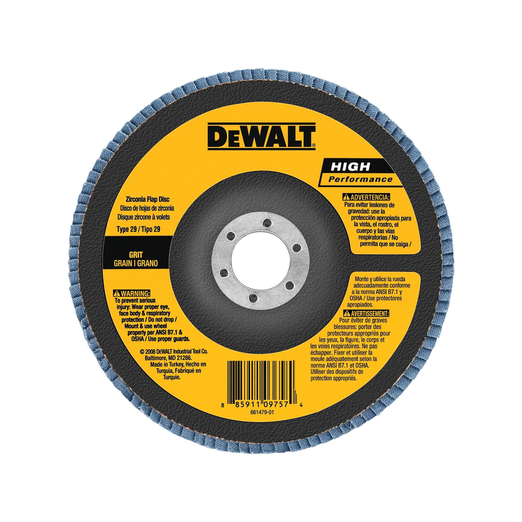 DeWalt DW8382 6X7-8 Z80 T29 HP Flap Disc