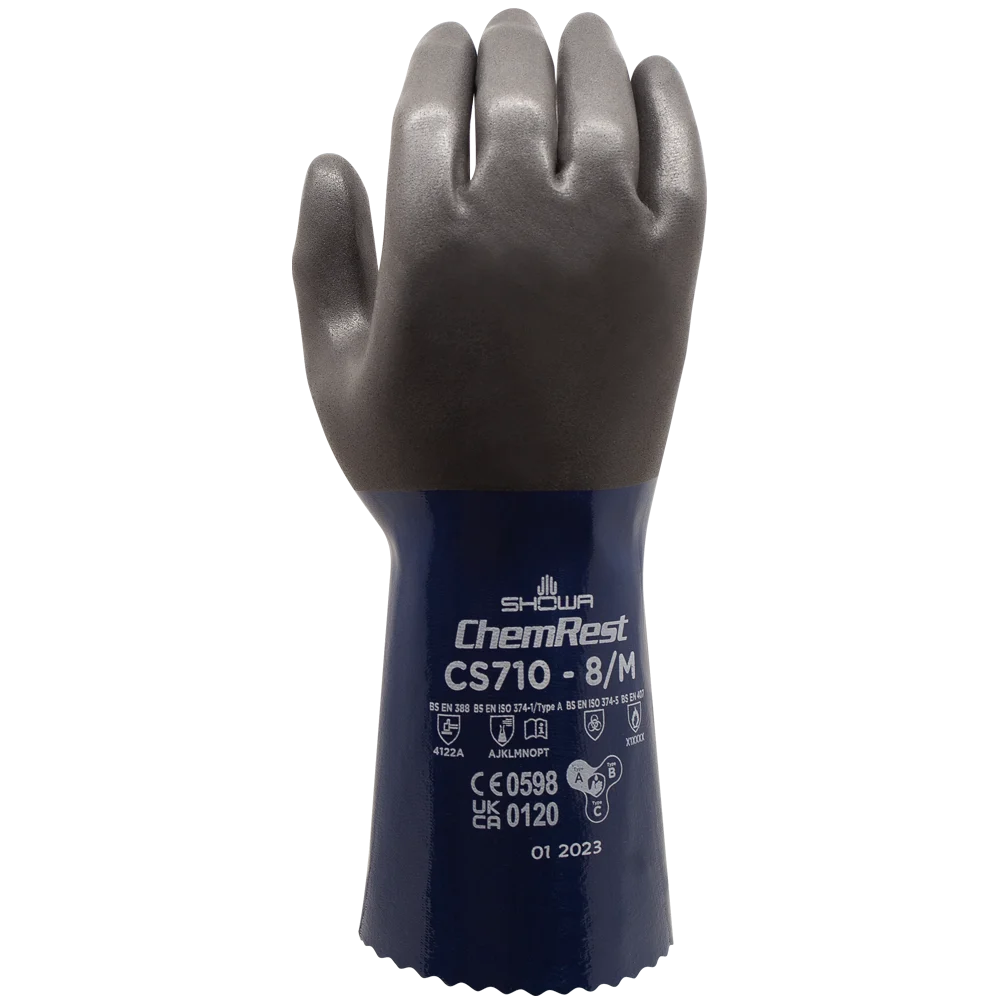 SHOWA Showa CS710L-09 Chemical-Resistant Gloves Size Large (Pair)