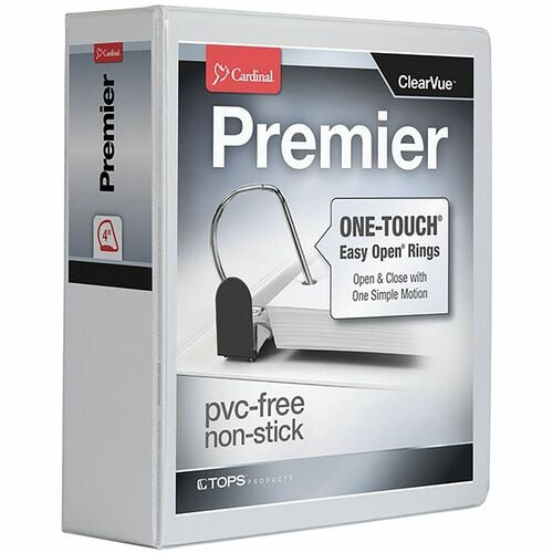 CARDINAL Cardinal CRD10340CB Ezopen Slant-d Ring Binder 4 Inch