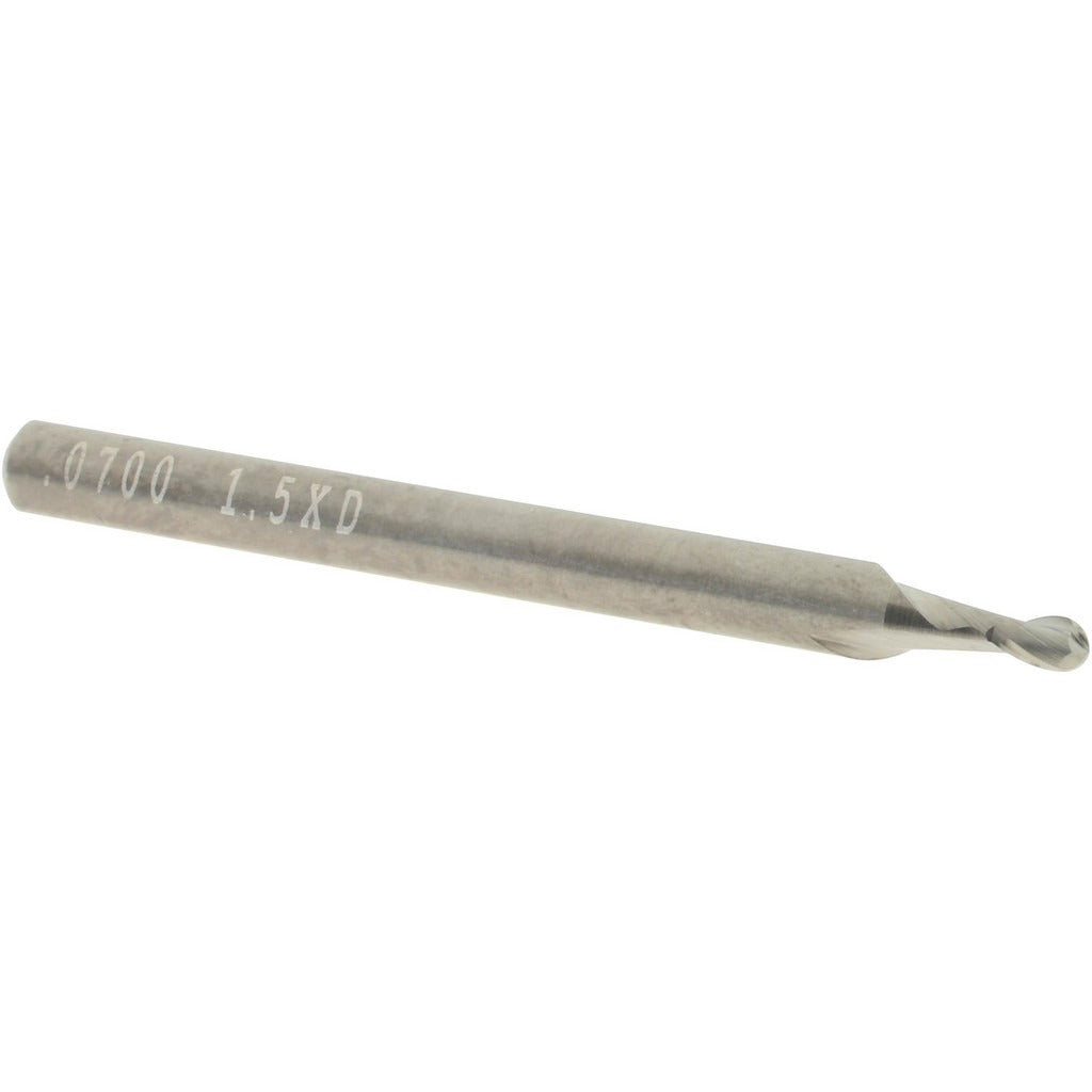 ACCUPRO Accupro 12465539 Ball End Mill 0.07 in 2 Flute Carbide