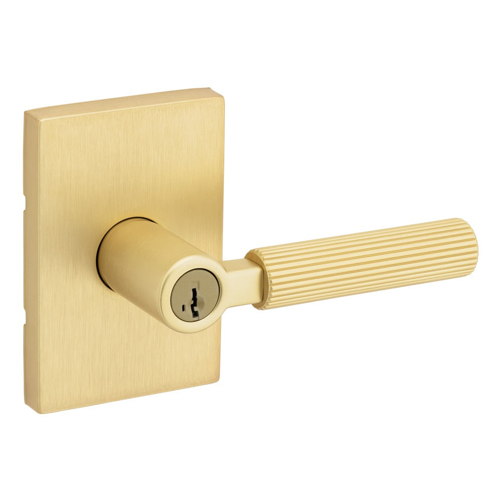KWIKSET Kwikset 740MALRCT-4S Mirada Entry Lock Smartkey Satin Brass