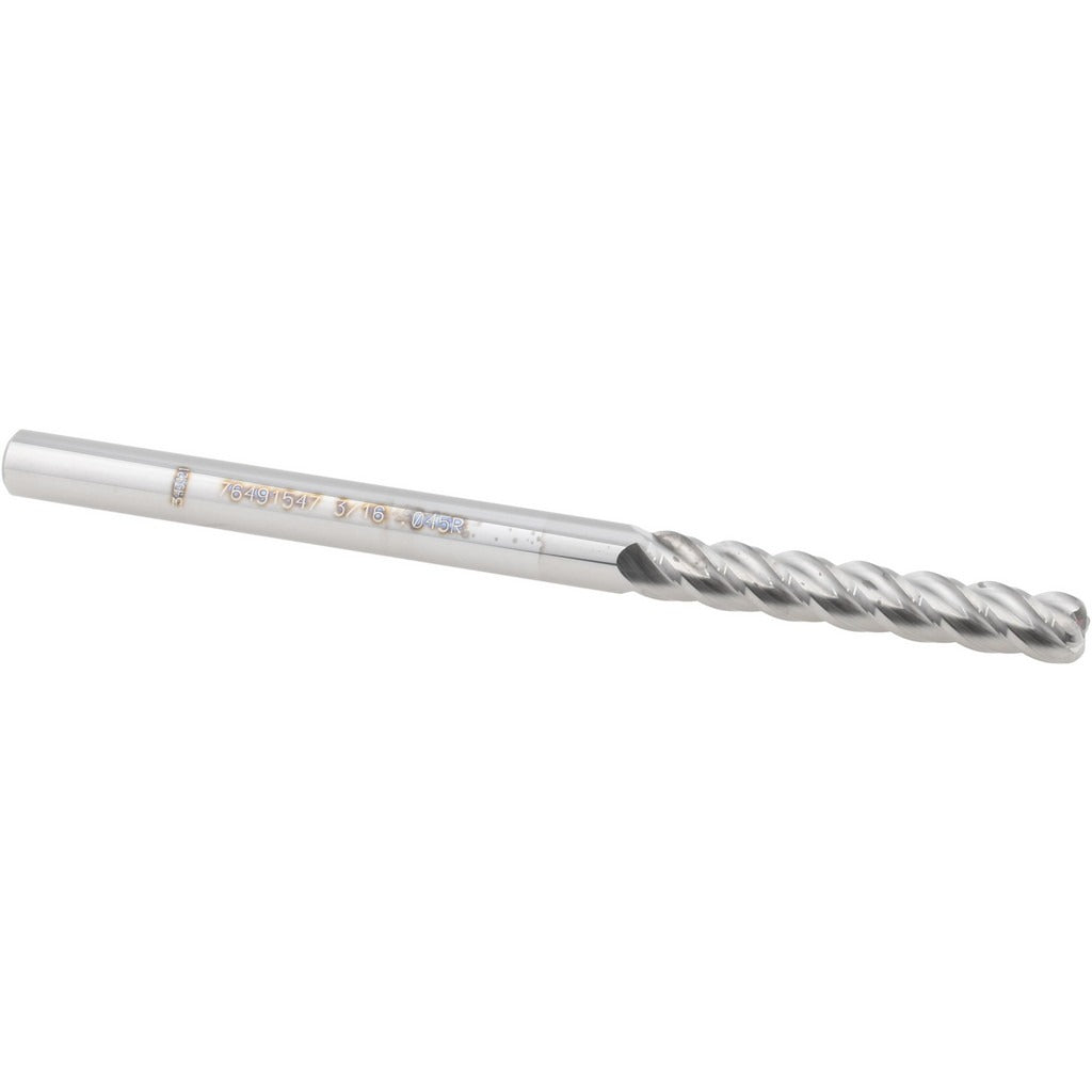 ACCUPRO Accupro 12183209 Corner Radius End Mill 3/16 in 4 Flute
