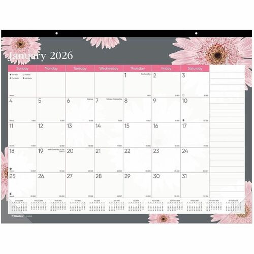 REDIFORM Rediform REDC193105 Monthly Desk Calendar Pad 22x17