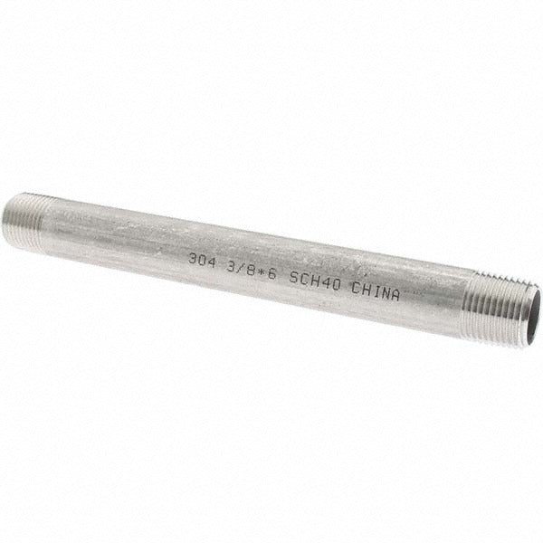 VALUE COLLECTION Value Collection 4BN3/8*6 Ss Pipe Nipple 3/8 in Sch 40