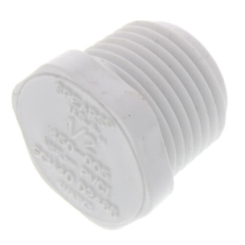 SPEARS Spears 450-005 PVC Sch 40 Threaded Plug 1/2 MPT (1/2 in)