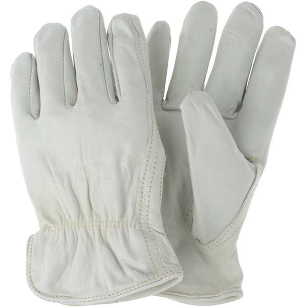 MCR SAFETY Mcr Safety 32114L Leather Work Gloves Size Large