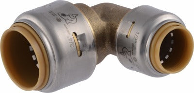 SHARKBITE Sharkbite U274LFA Lead Free Push Fit Elbow 3/4x1/2