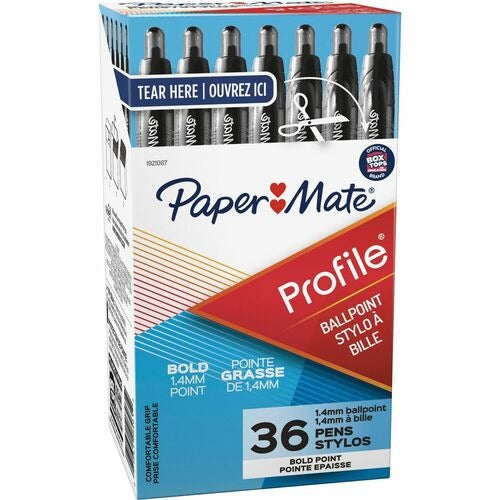 PAPER MATE Paper Mate PAP1921067 Ballpoint Pen 1.4mm Black 36 Pack
