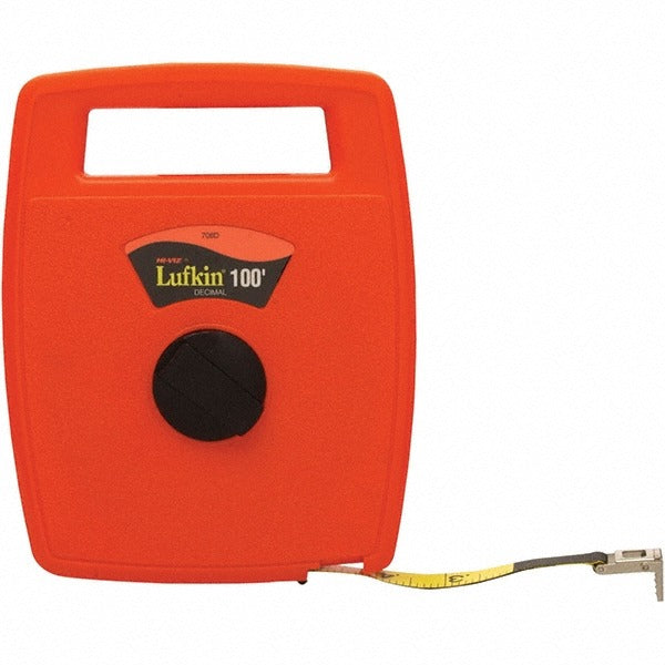 LUFKIN Lufkin 706D Fiberglass Tape Measure 100 Ft Yellow Blade