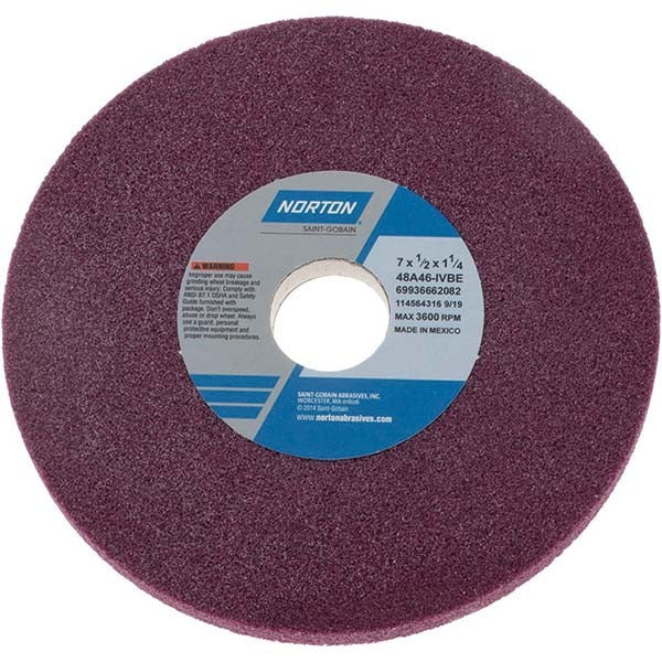 NORTON Norton 69936662082 Surface Grinding Wheel 46 Grit 7in