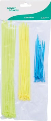 BSC PREFERRED Bsc Preferred BT1221 - Pbh Cable Tie Assortment 75 Piece