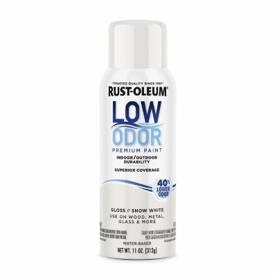 RUST-OLEUM Rust-oleum 388274 Low Odor Spray Paint Gloss Snow White