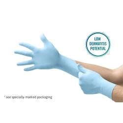 ANSELL Ansell xc-310cp-m Exam Glove Medium Blue Powder-free
