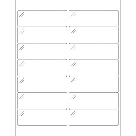 BSC PREFERRED Bsc Preferred LL237CC Clear Polyester Labels 1400/case