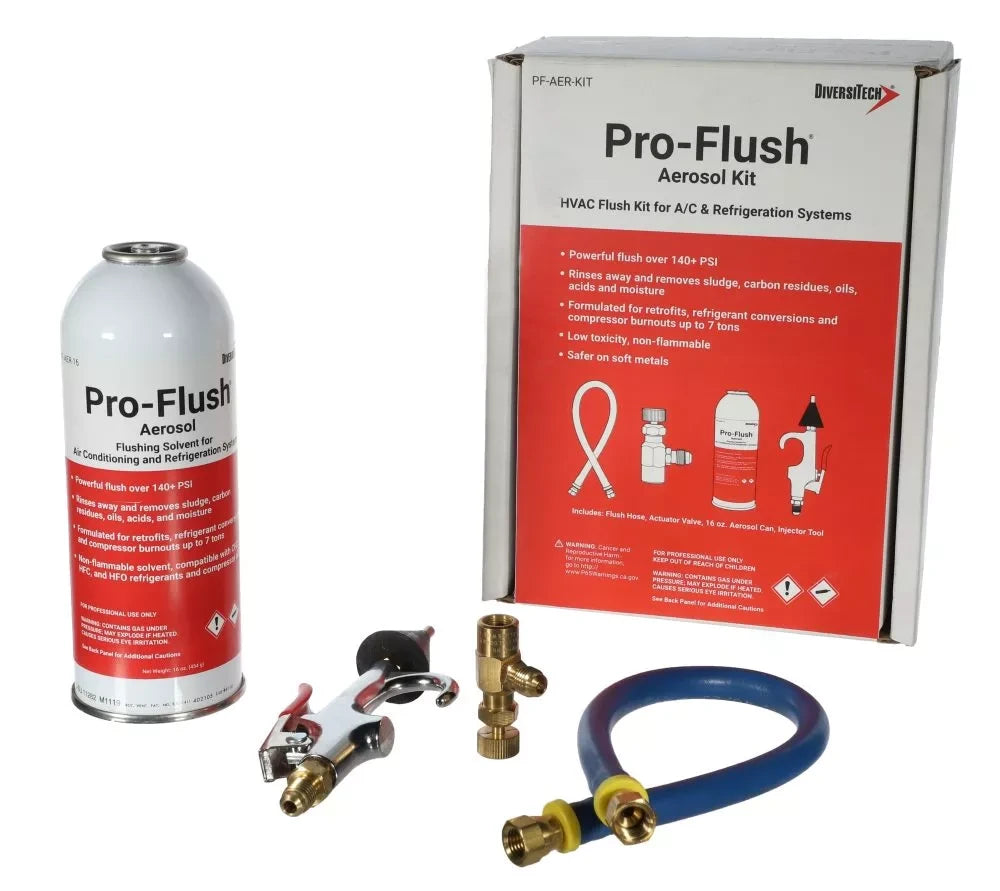 DIVERSITECH Diversitech PF-AER-KIT Pro-Flush Aerosol Flushing Kit 16 oz Kit