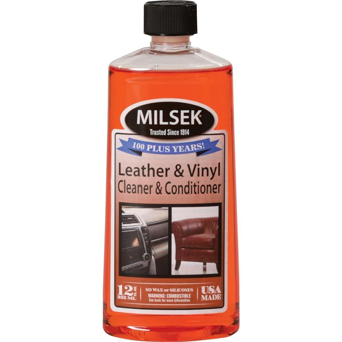 MILSEK MILSEK LC-6 Leather and Vinyl Cleaner and Conditioner 12 Oz
