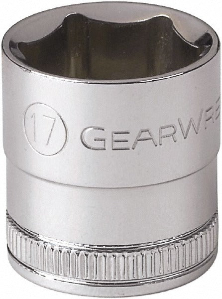 GEARWRENCH Gearwrench 80385 17mm 6-point Hand Socket 3/8 Drive