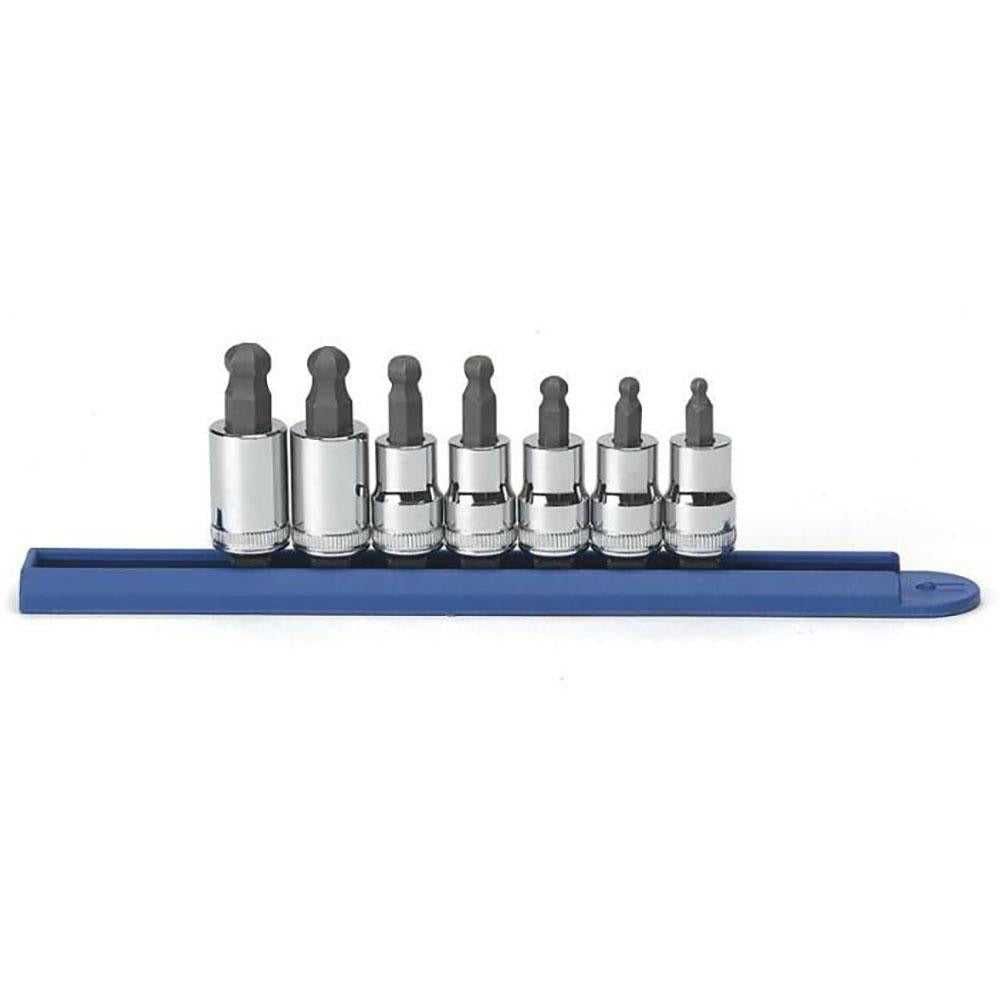 GEARWRENCH Gearwrench 80587 Hex Bit Socket Set 3/8 in Drive 7 Pc Metric