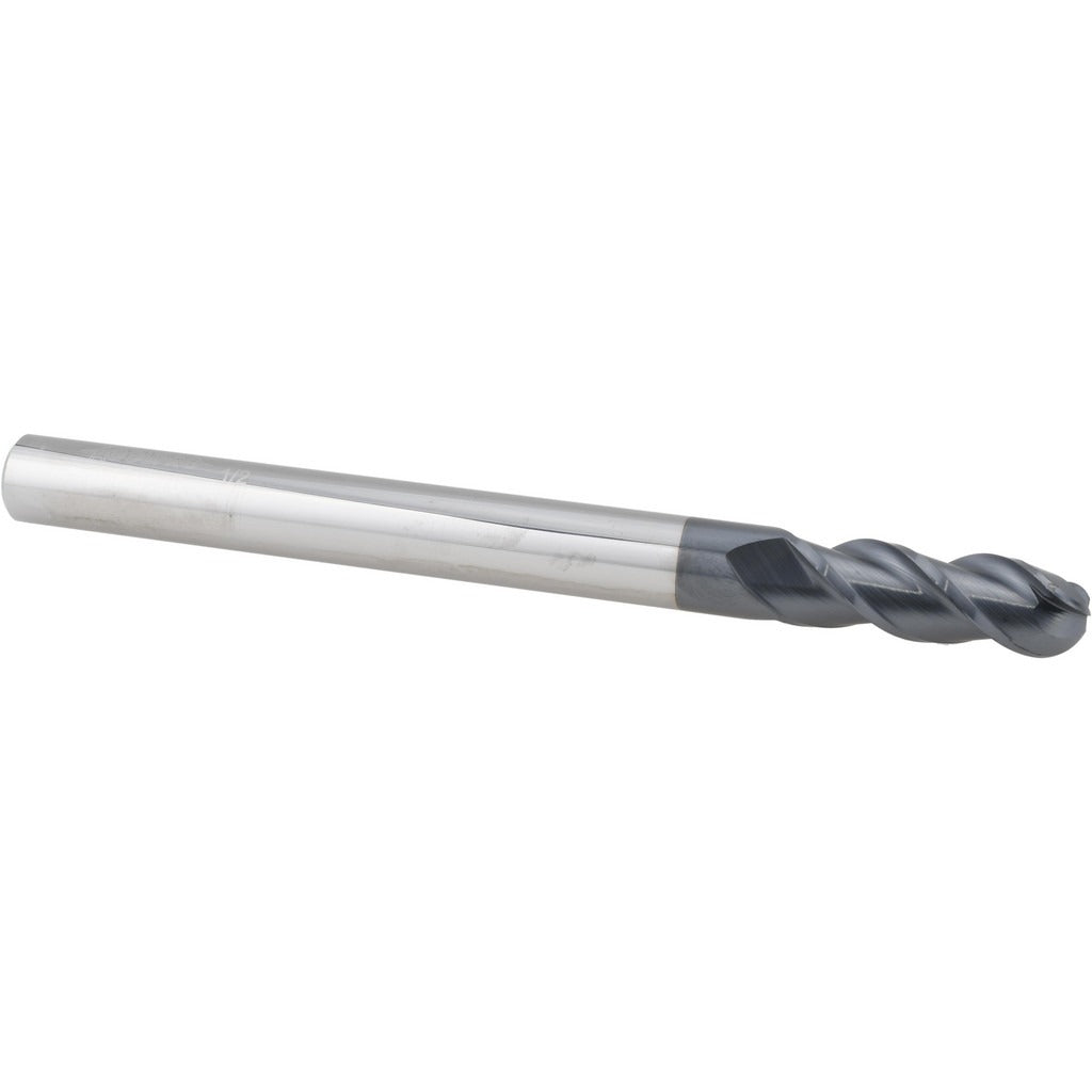 ACCUPRO Accupro 12184537 Ball End Mill 1/2 in 3 Flute Solid Carbide Altin