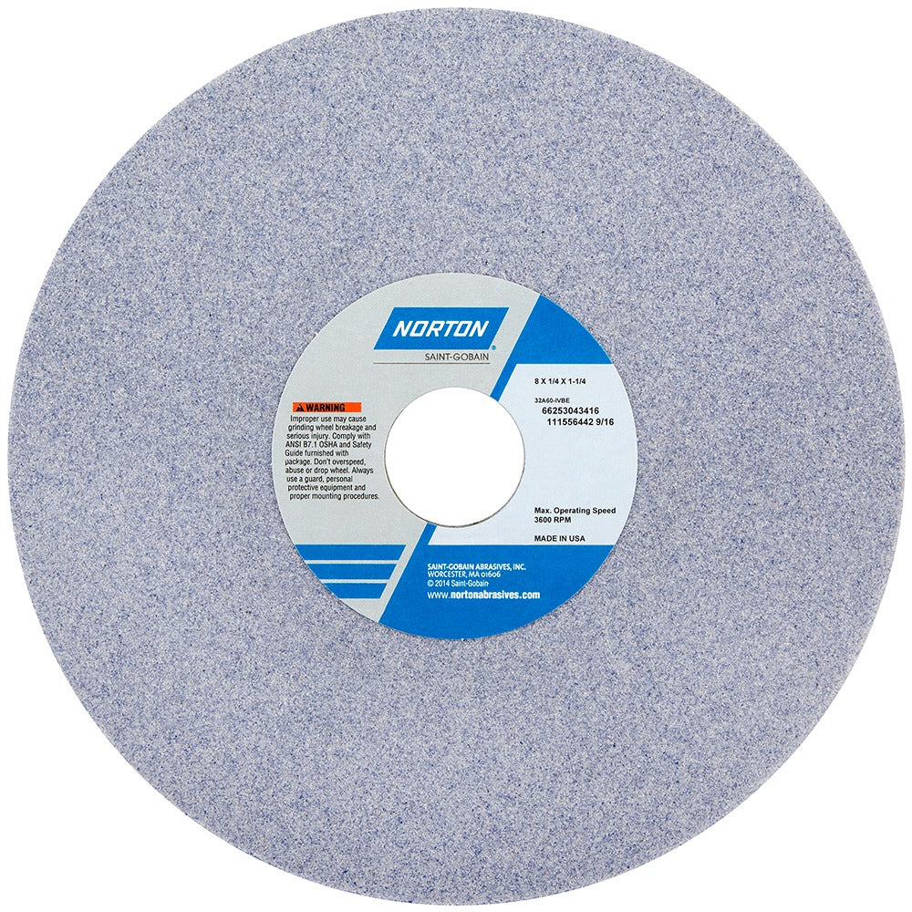NORTON Norton 66253043412 Surface Grinding Wheel 8in 46 Grit